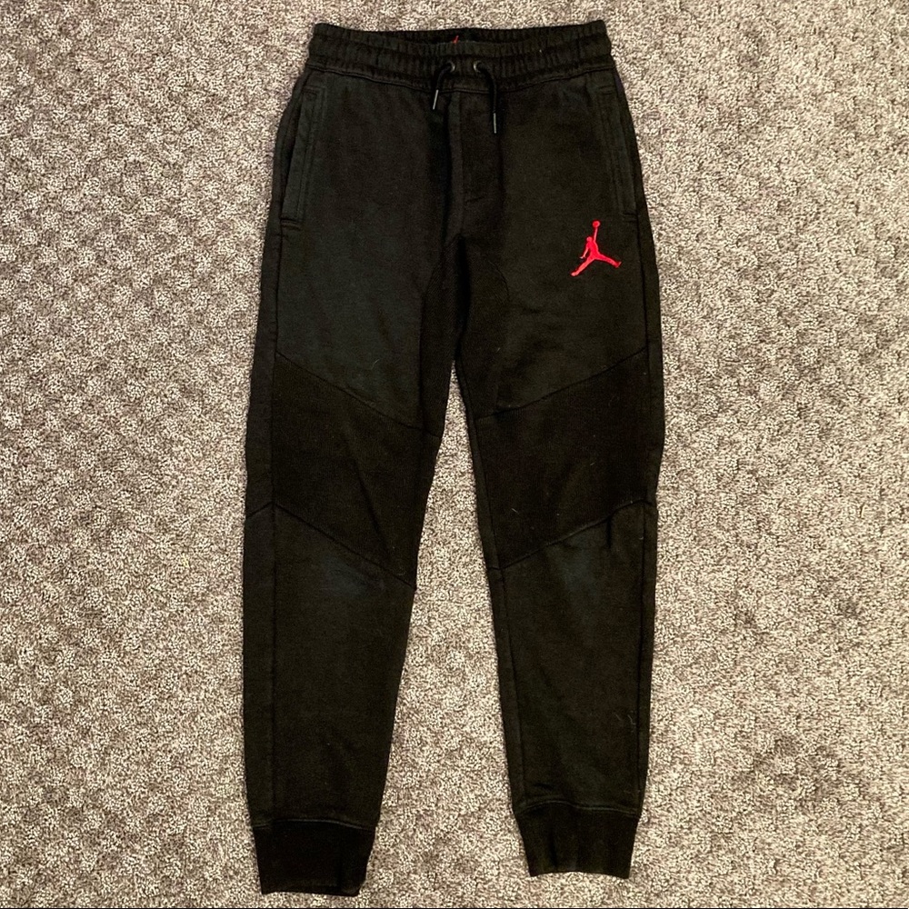 Premium Quality Air Jordan Black and Red sweatpants/joggers
